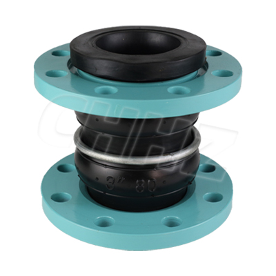 Double ball expansion rubber joint