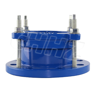 Ductile iron single range flange adapter